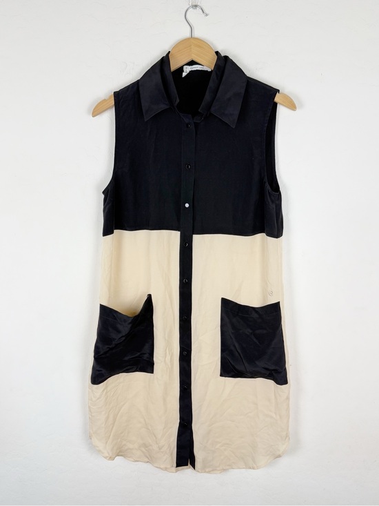 10 Crosby Derek Lam Dresses & Skirts - derek lam 10 crosby neutral colorblock silk sleeveless dress